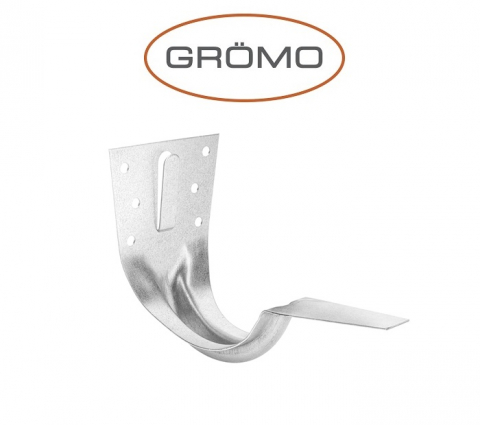 - Jgheaburi si burlane din titan zinc natural - Suport de jgheab din otel zincat, 333mm