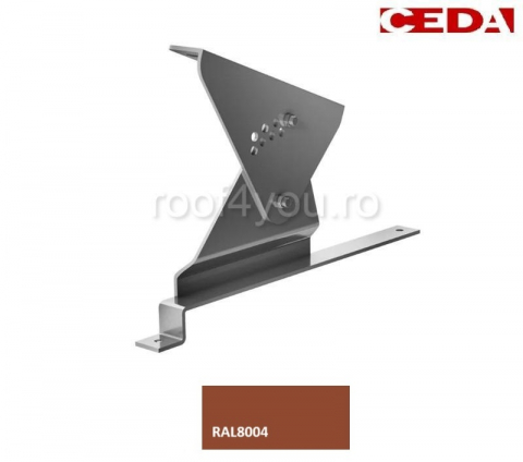 - Trepte din otel - Suport treapta din otel prevopsit pentru tigla metalica Finnera, 330/30