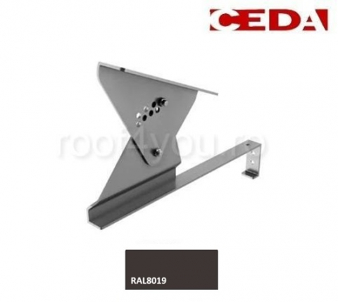 - Trepte din aluminiu - Suport treapta scara acces pe acoperis cu tigle de pana la 47cm, din aluminiu