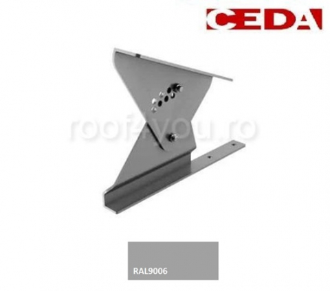 - Trepte din aluminiu - Suport treapta scara acces pe acoperis plat, din aluminiu