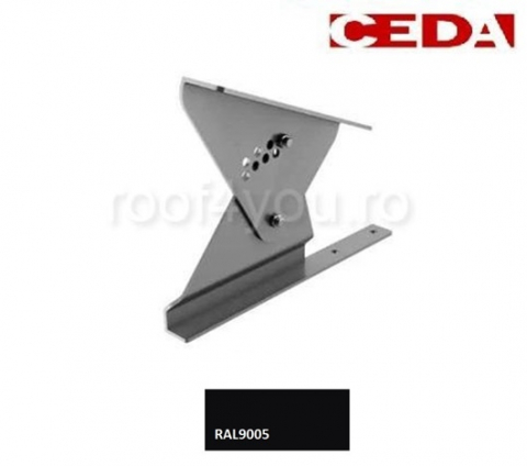 - Trepte din aluminiu - Suport treapta scara acces pe acoperis plat, din aluminiu