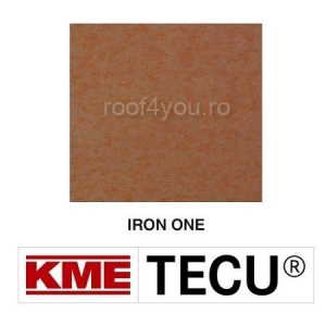 - TECU patina - Tabla cupru 0.6mm KME Tecu Iron One (folie 600 x 3000mm)