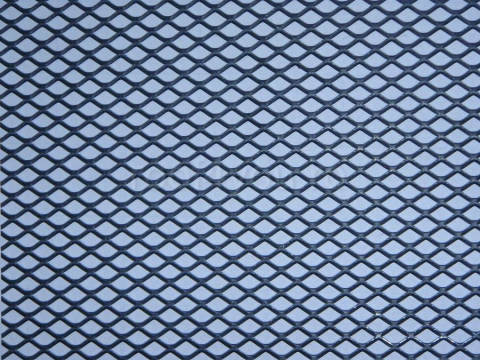 - Tabla din titan zinc prepatinat - Tabla perforata rombic titan zinc ANTHRA 1mm, foaie de 1000x2000mm, Vmzinc