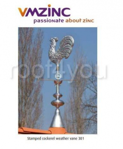 - Ornamente invelitori - Ornament de varf VMZINC, deschidere 420 mm, Model 301