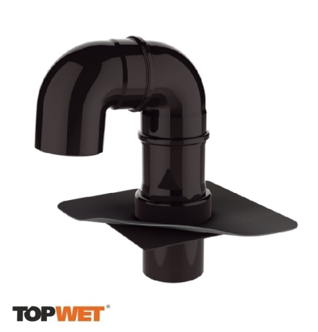 Trecere - Trecere pentru instalatii (pipa) tip "gat de lebada" TOPWET cu flansa din membrana EPDM, DN 160