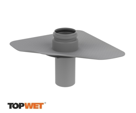 Trecere - Trecere prin bariera de vapori TOPWET cu flansa din membrana EPDM