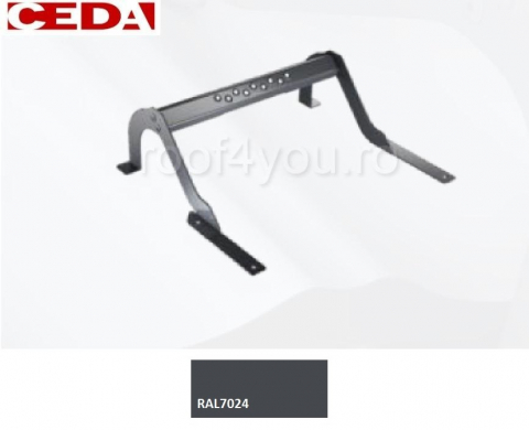 - Trepte din otel - Trepte pentru acces pe acoperis plat, din otel prevopsit, latime 420mm