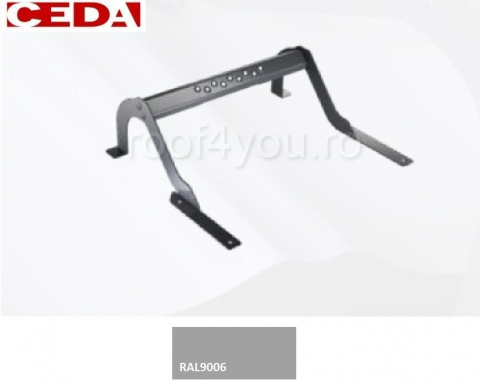 - Trepte din otel - Trepte pentru acces pe acoperis plat, din otel prevopsit, latime 420mm