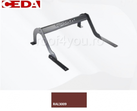 - Trepte din otel - Trepte pentru acces pe acoperis plat, din otel prevopsit, latime 420mm
