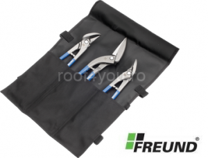 Seturi foarfeci - Trusa pliabila de buzunar cu foarfece otel 400mm 3 piese Freund