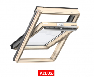 Velux Standard GZL 1051, 55/78, toc din lemn, deschidere mediana, geam dublu + rama etansare EDW 2000 [1]