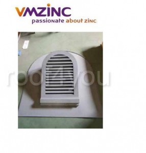 Lucarne - Ventilate de tip ”bull’s eye” VMZINC, Zinc: 320006618, aspect QUARTZ-ZINC®,  Model 2