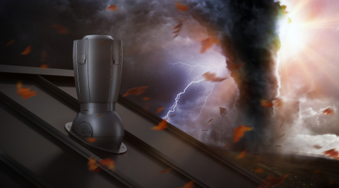 Ventilatii din plastic - Ventilatie acoperis 125 izolata Air Jet Profil P