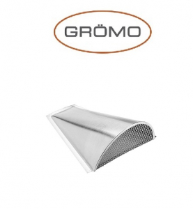 Ventilatii metalice - Ventilator acoperis semicircular 260/160/90, Titan Zinc natural Gromo