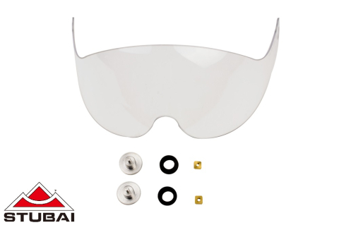 - Protectie si siguranta - Vizor de protectie, scurt si transparent - pentru casca