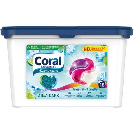 CORAL DETERGENT COLOR CAPS LIMETTE 18SP [1]