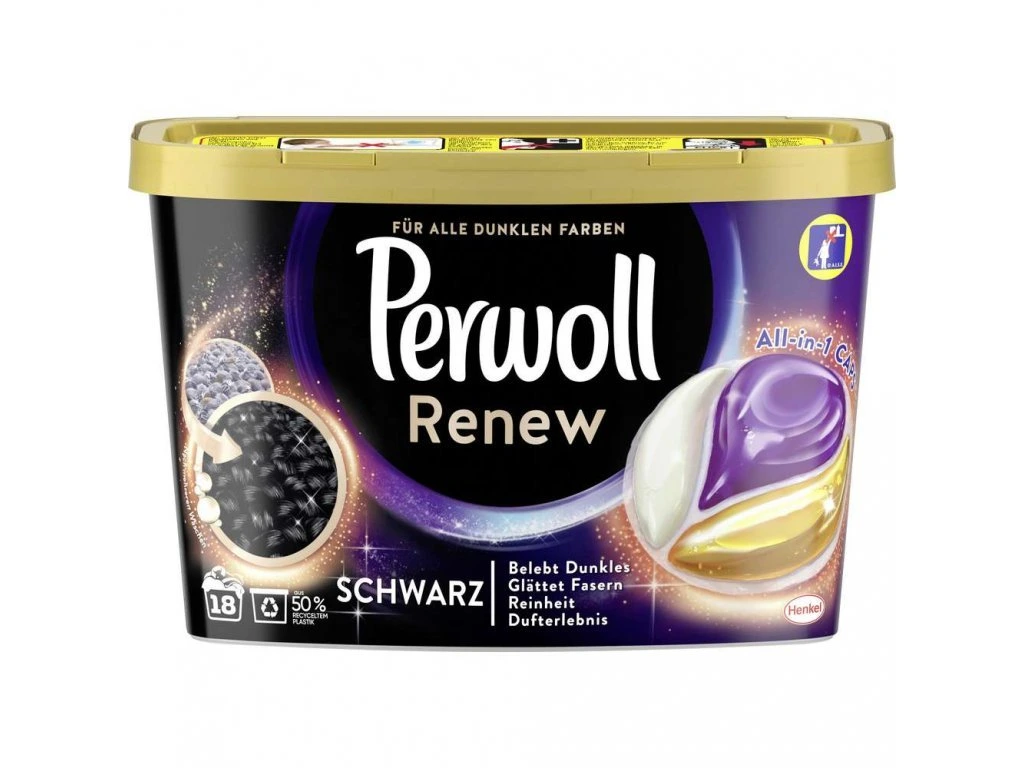 DETERGENT PERWOLL PADS NEGRU 18SP [1]