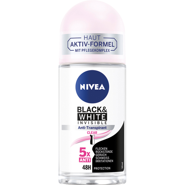 NIVEA DEO ROLL ON 50ML BLACK&WHITE CLEAR [2]