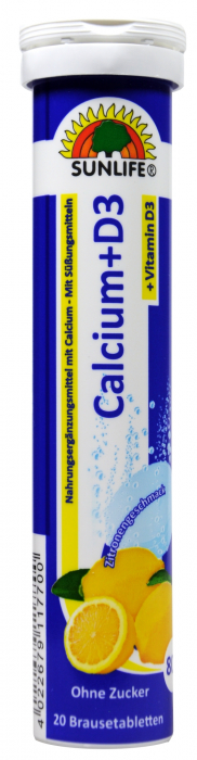PASTILE EFERVESCENTE CALCIU 20 TAB SUNLIFE  [1]