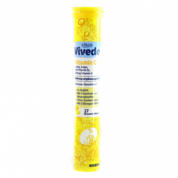 PASTILE EFERVESCENTE VIT.C 17TAB VIVEDE 3637769007 [1]