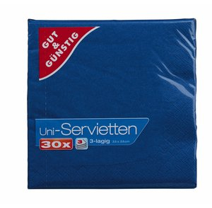 SERVETELE DE MASA ALBASTRE 30 BUC 834909003 [1]