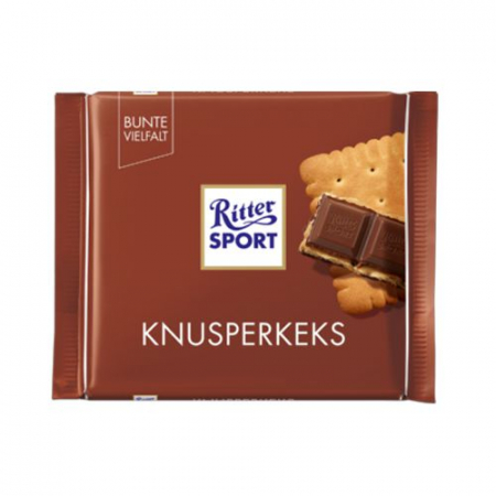 CIOCOLATĂ / PRALINE - CIOCOLATA RITTER SPORT CU BISCUITI 100G