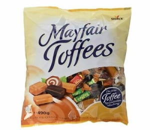 CARAMELE / BEZELE / GUMĂ DE MESTECAT - CARAMELE TOFFEE STORCK 490G