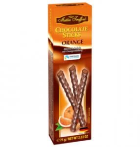 DULCIURI - BAGHETE DIN CIOCOLATA CU LAPTE SI PORTOCALE 75G 85937