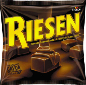 DULCIURI - CARAMELE CU CIOCOLATA NEAGRA SI CARAMEL 231 GR STORCK RIESEN 3320831006