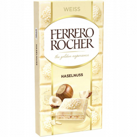 CIOCOLATĂ / PRALINE - CIOCOLATA FERRERO ROCHER ALBA 90G