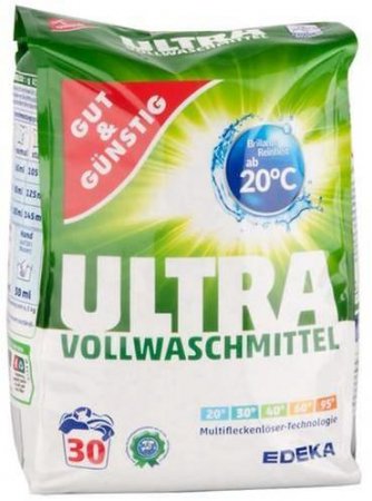 DETERGENȚI - DETERGENT PRAF UNIVERSAL VOLLWASCHMITTEL 30SP 2.025KG G&G 4394209009