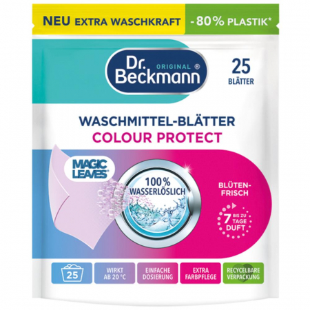 PRODUSE DE CURĂȚENIE - DR.BECKMANN DETERGENT SERVETELE HAINE COLOR 25BUC