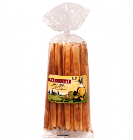 SNACK - GRISINE CU ULEI DE MASLINE 250G 45391