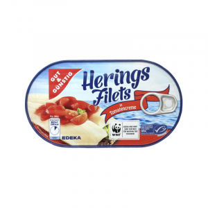 CONSERVE PESTE - HERING FILE IN SOS DE ROSII 200G G&G 792591003