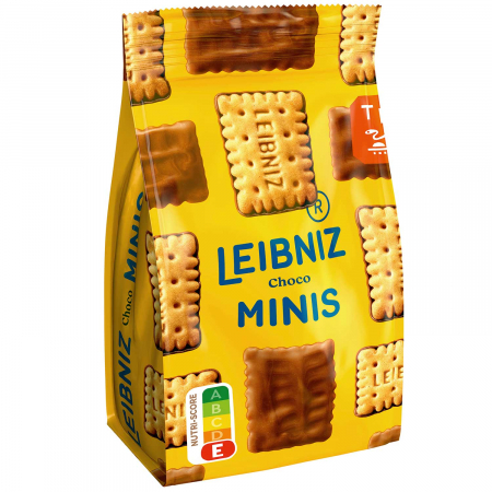 BISCUITI - LEIBNIZ BISCUITI CIOCOLATA MINI 125 GR 