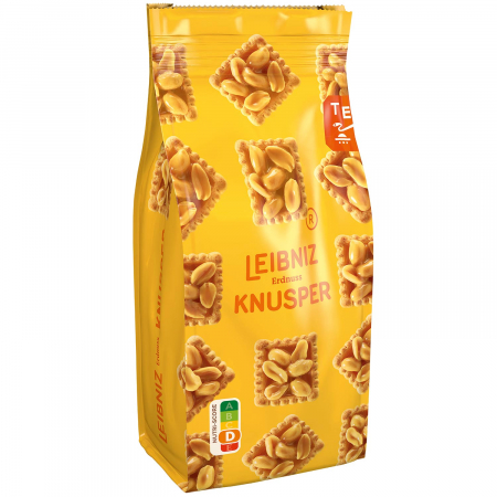 BISCUITI - LEIBNIZ KNUSPERS SNACK CARAMEL SI ALUNE 175G 2815401008