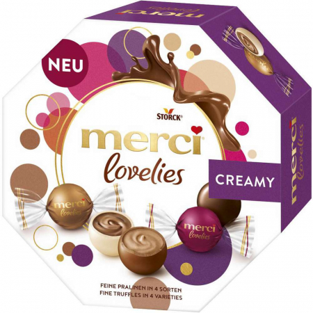 CIOCOLATĂ / PRALINE - MERCI LOVELIES CREAMY 185G
