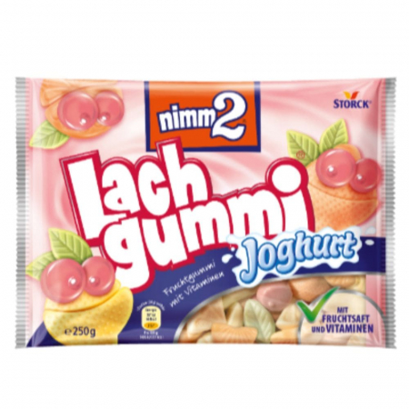 JELEURI - NIMM 2 JELEURI LACHGUMMI CU IAURT  250 G 