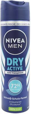 PRODUSE DE ÎNGRIJIRE PERSONALĂ - NIVEA DEOSPRAY MEN DRY ACTIVE 150ML