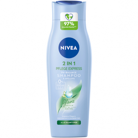 ÎNGRIJIRE PERSONALĂ FEMEI - SAMPON NIVEA 2IN1 EXPRESS 250ML