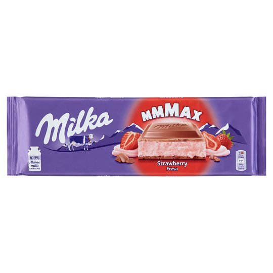 MILKA CIOCOLATA CU CAPSUNI 300G