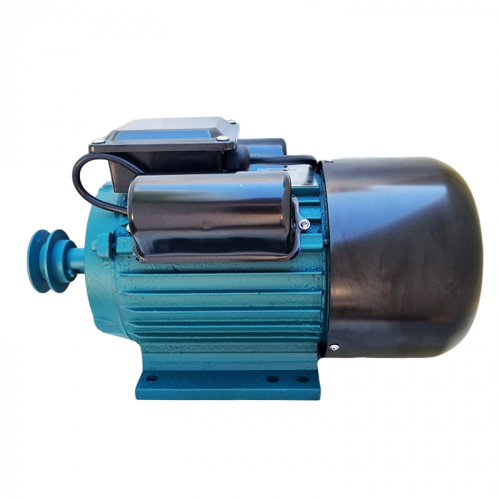 Motor electric monofazat, DDT, 4 Kw, 3000 rpm, 2 condensatori, corp fonta [2]