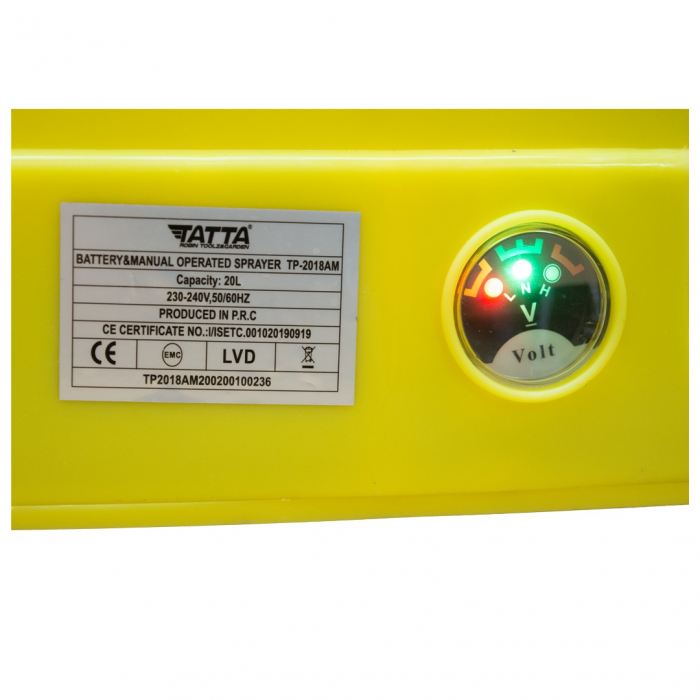 Pompa de stropit 2 in 1, electrica + manuala, 16L, 12v, 5 Bar, Tatta TP-1640AM [4]