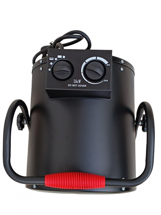 Aeroterma electrica, 3000W, 3 trepte, ventilator, 280m³/h, Yamamoto YM-EY3 [3]