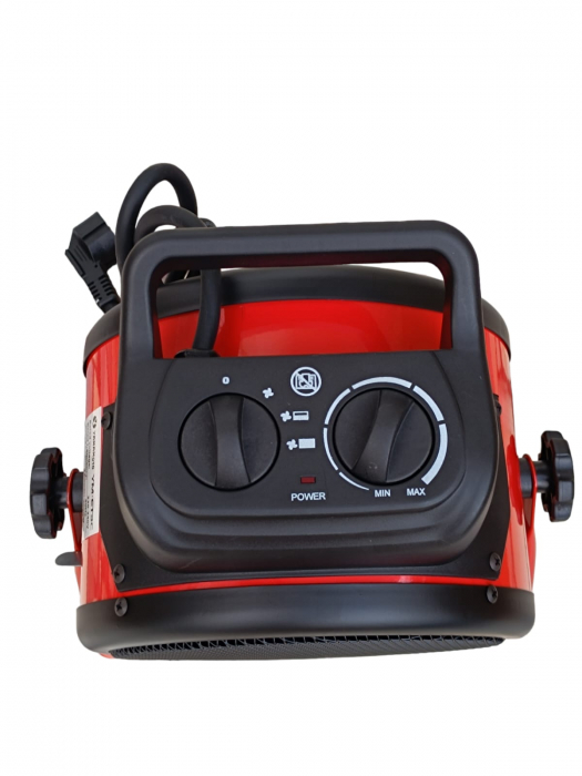 Aeroterma electrica, ceramica, 3000W, 3 trepte, 220V, Yamamoto YM-ET3C [2]