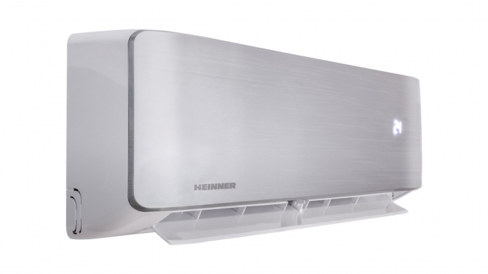Aparat de aer conditionat, 12000 BTU, Inverter, functie ECO, turbo, timer, clasa A+, garantie 3 ani, argintiu, Heinner [3]