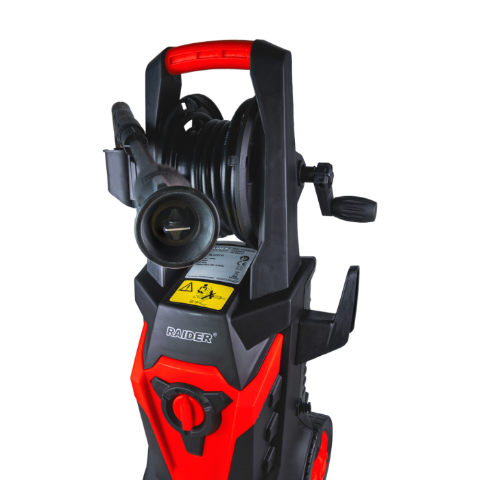 Aparat de spalat cu jet, 1800 W, 140 bar, 230 V, tambur furtun, pistol, RAIDER [3]
