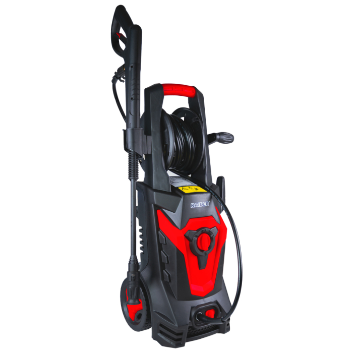 Aparat de spalat cu jet, 1800 W, 140 bar, 230 V, tambur furtun, pistol, RAIDER [2]