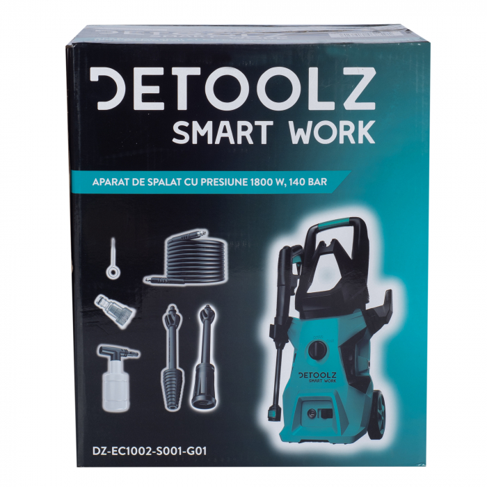 Aparat de spalat cu presiune,jet 140 bar 1800W, Detoolz DZ-EC1002-S001-G01 [14]