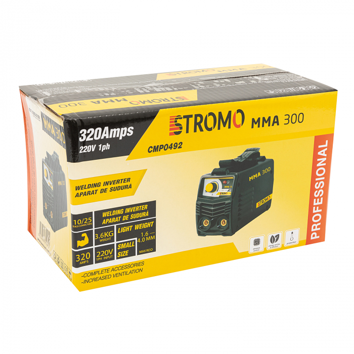 Aparat de sudura, invertor, STROMO CMP0492, 320 A, accesorii incluse, cablu sudura 3m, model 2022 [6]